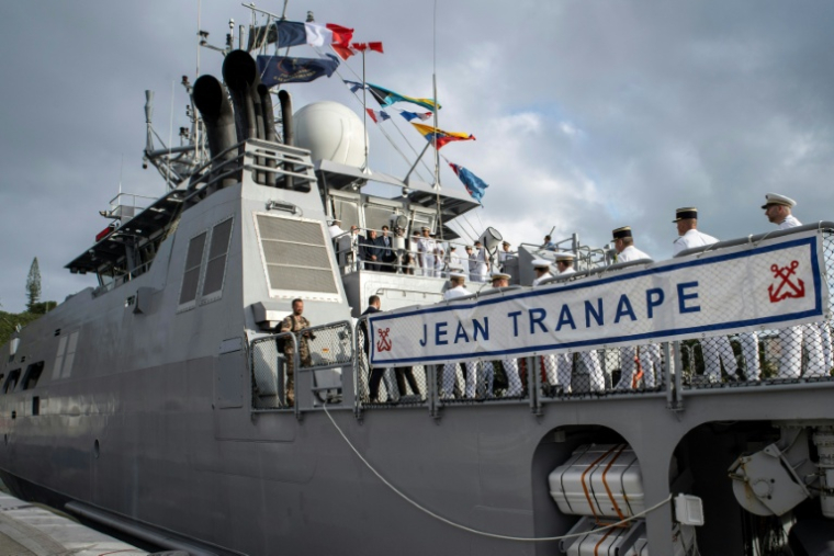 A bord du Jean-Tranape à Nouméa, le 18 juin 2026 ( AFP / Delphine MAYEUR )