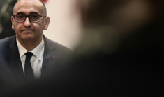 Le ministre de l'Intérieur Laurent Nuñez le 13 février 2026 à Marseille ( AFP / Thibaud MORITZ )