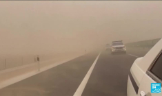 Tempête de sable en Chine : une ville engloutie par la poussière