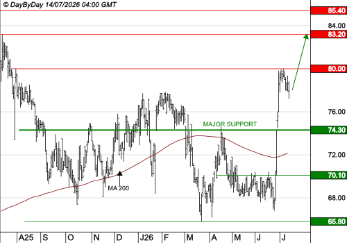 THERMADOR GROUPE : Les cours progressent encore