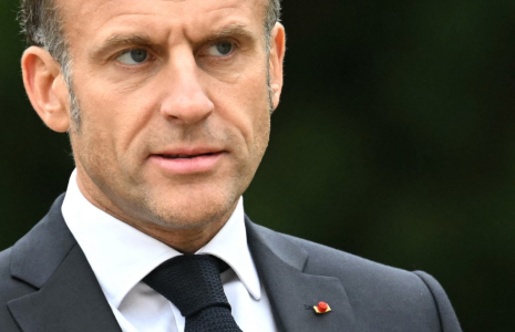Emmanuel Macron, le 3 octobre 2025, à Luxembourg ( AFP / NICOLAS TUCAT )