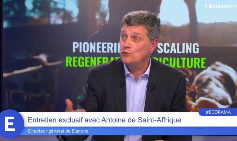 Antoine de Saint-Affrique (DG de Danone) : "Les acquisitions ne sont pas la priorité cette année !"