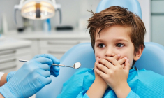 Cette affection qui touche un nombre important d’enfants peut entraîner une fragilisation et une décoloration permanentes de leurs dents définitives. (crédit: Adobe Stock/photo générée par IA)