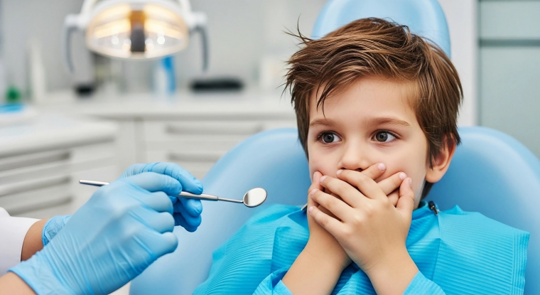 Cette affection qui touche un nombre important d&rsquo;enfants peut entra&icirc;ner une fragilisation et une d&eacute;coloration permanentes de leurs dents d&eacute;finitives. (cr&eacute;dit: Adobe Stock/photo g&eacute;n&eacute;r&eacute;e par IA)