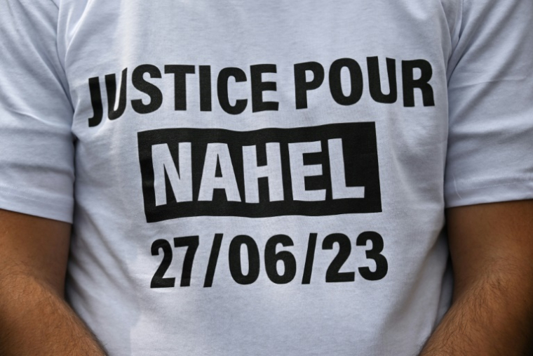 Le policier auteur du tir qui a tué le jeune Nahel le 27 juin 2023 à Nanterre sera jugé pour meurtre aux assises ( AFP / Bertrand GUAY )