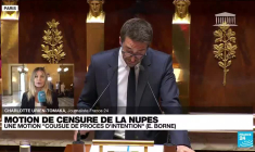 France : Elisabeth Borne dénonce une motion de censure "cousue de procès d'intention"