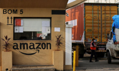 Un centre de stockage Amazon