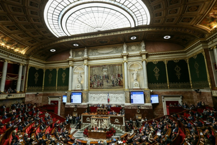 A l'Assemblée nationale, à Paris, le 22 octobre 2025 ( AFP / ALAIN JOCARD )