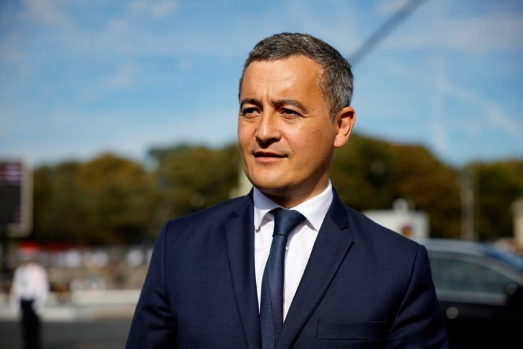 Photo du ministre de l'Intérieur, Gérald Darmanin
