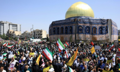 Manifestation contre Israël à Téhéran, le 20 juin 2025 ( AFP / - )