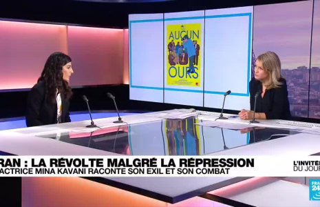 Mina Kavani, actrice : "En Iran, ils sont en train de massacrer tout le monde"