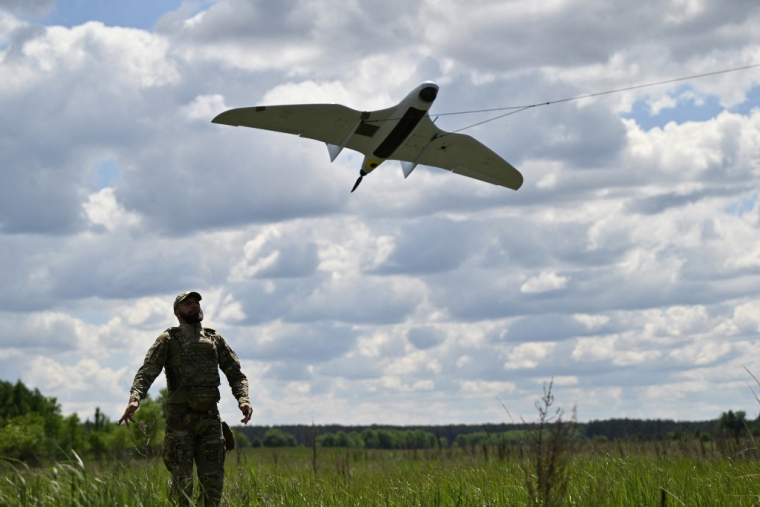Un garde-frontière ukrainien, dans la région de Chernigiv, le 1er juin 2026 (illustration) ( AFP / GENYA SAVILOV )