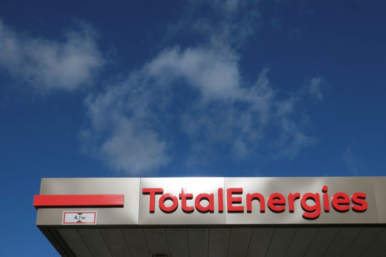 Une station-service TotalEnergies à Bugnicourt