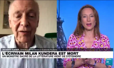 Jacques Rupnik rend hommage à Milan Kundera, un "grand romancier et essayiste" et cher ami