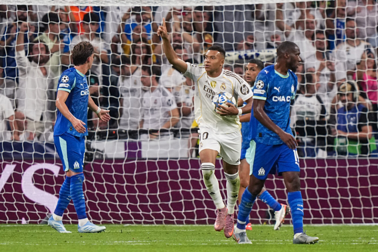 L'OM écœuré par le Real Madrid et deux penaltys de Mbappé