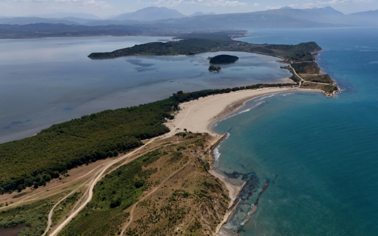 Une réserve naturelle à Zvernec, près de Vlora, le 18 juin 2026 ( AFP / Adnan Beci )
