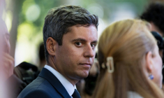 Le secrétaire général de Renaissance, Gabriel Attal, à Lille le 5 septembre 2026 ( AFP / Sameer Al-DOUMY )