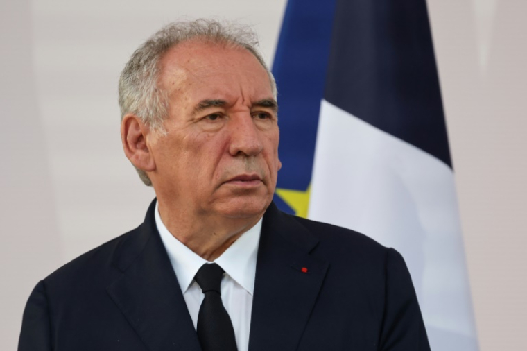 Le Premier ministre français François Bayrou assiste à un discours à l'Hôtel de Brienne à Paris, le 13 juillet 2025 ( POOL / Ludovic MARIN )
