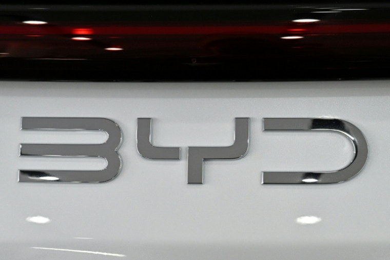 Le constructeur automobile chinois BYD est en discussion avec Stellantis et d’autres constructeurs européens pour reprendre des usines sous-utilisées en Europe ( AFP / Adek BERRY )