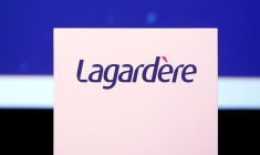Le logo du groupe de médias Lagardère