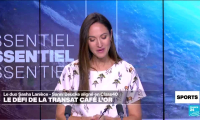 Voile : la navigatrice engagée Sasha Lanièce au départ de la Transat Café l'Or