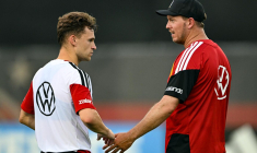 Les joueurs de l'Allemagne régalent leurs supporters