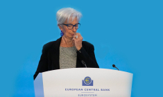 Christine Lagarde, présidente de la BCE, a du mal à contenir la hausse des prix dans la zone euro, qui remontée à 7% en avril. (© AFP)