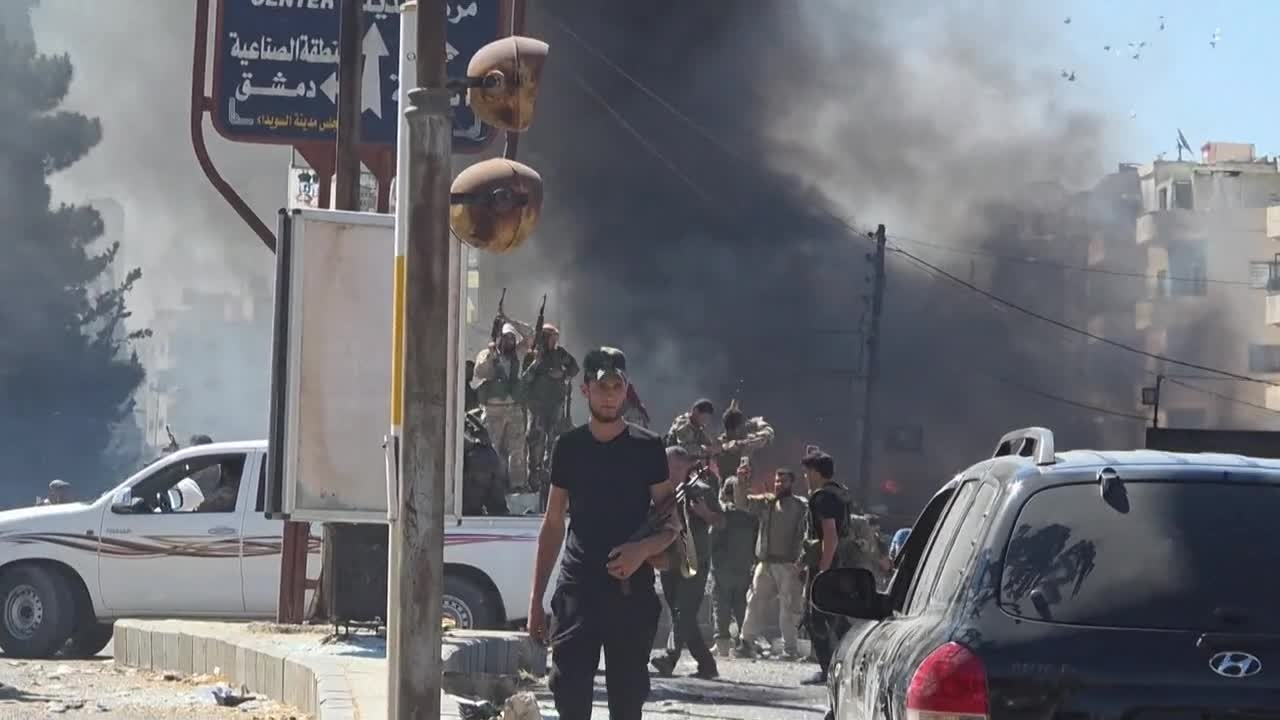 Les forces du gouvernement syrien se déploient à Soueïda