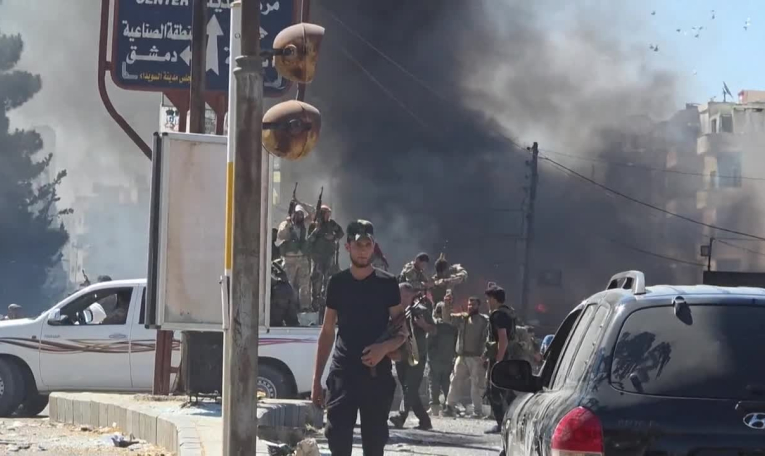 Les forces du gouvernement syrien se déploient à Soueïda