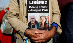 Rassemblement en soutien à Cécile Kohler et Jacques Paris, emprisonnés en Iran depuis 3 ans