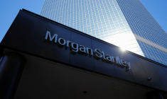 Le logo de Morgan Stanley à San Diego