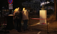 Inauguration d'un buste à l'effigie de Samuel Paty à Conflans-Sainte-Honorine