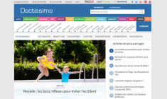 Ce jeudi 12 juillet, TF1 a annoncé négocier le rachat du site Internet Doctissimo auprès du groupe Lagardère. (© capture d'écran Doctissimo)