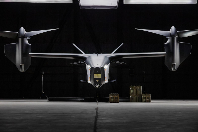 La version commerciale dLa plateforme aérienne développée conjointement par Anduril et Archer. (crédit : Archer Aviation)