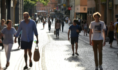 Une rue à Toulouse le 4 juillet 2016 ( AFP / Rémy GABALDA )