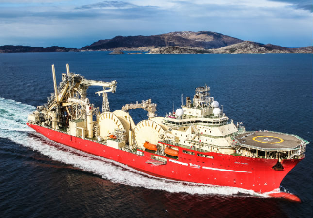 Le navire Deep Energy de TechnipFMC (crédit : TechnipFMC)