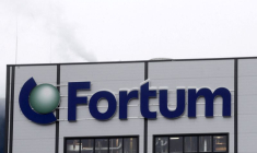 Photo d'archives du logo de Fortum à Jelgava, en Lettonie