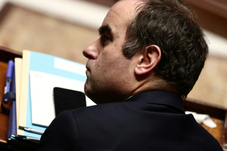 Le Premier ministre Sébastien Lecornu, assistant au débat sur le  budget de la Sécurité sociale (PLFSS) 2026 à l'Assemblée nationale, Paris, le 5 novembre 2025 ( AFP / Thibaud MORITZ )