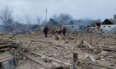 Conséquences d'une frappe militaire russe à Pavlohrad