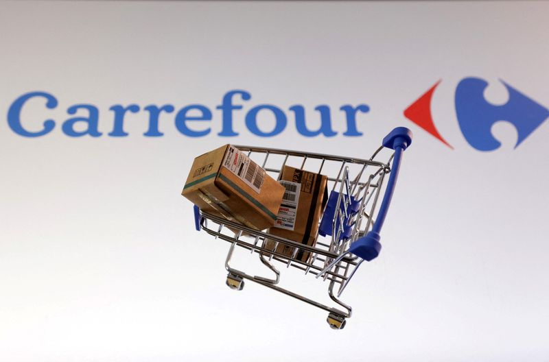 Illustration du logo de Carrefour