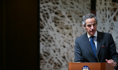 Rafael Grossi à Tokyo, au Japon, le 26 juin 2026. ( AFP / PHILIP FONG )