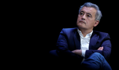 Le ministre de la Justice Gérald Darmanin à Paris, le 11 avril 2026 ( AFP / Ian LANGSDON )