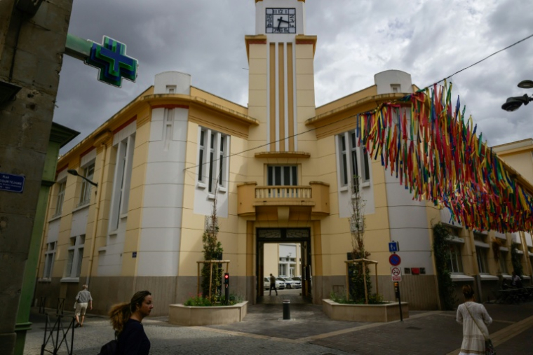 Le siège de la police municipale de Carcassonne, dans l'Aude, le 9 septembre 2026 ( AFP / Ed JONES )