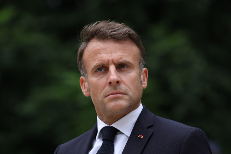 Emmanuel Macron, à Paris, le 2 juillet 2024 ( POOL / AURELIEN MORISSARD )
