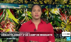 Démantèlement d'un camp de migrants à Mayotte