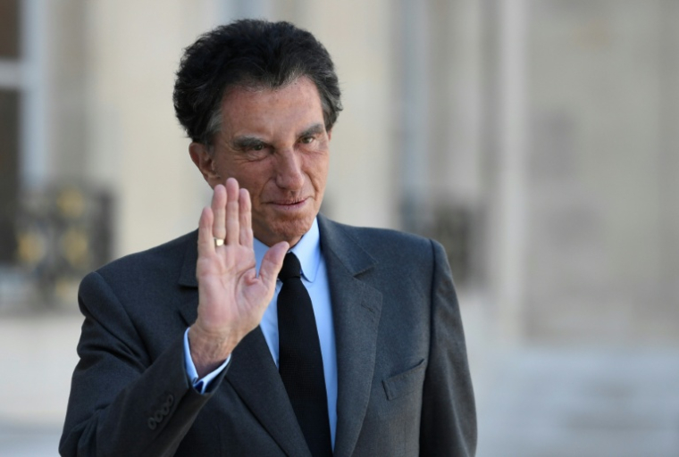 Jack Lang le 2 mai 2017 à Paris  ( AFP / STEPHANE DE SAKUTIN )