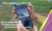Belgique: tristesse au festival Tomorrowland, privé de sa méga scène par un incendie