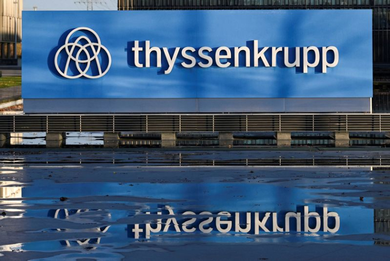 Une vue du siège de ThyssenKrupp à Essen