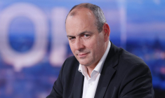 Laurent Berger, le 14 avril 2023, sur le plateau de TF1 ( AFP / LUDOVIC MARIN )