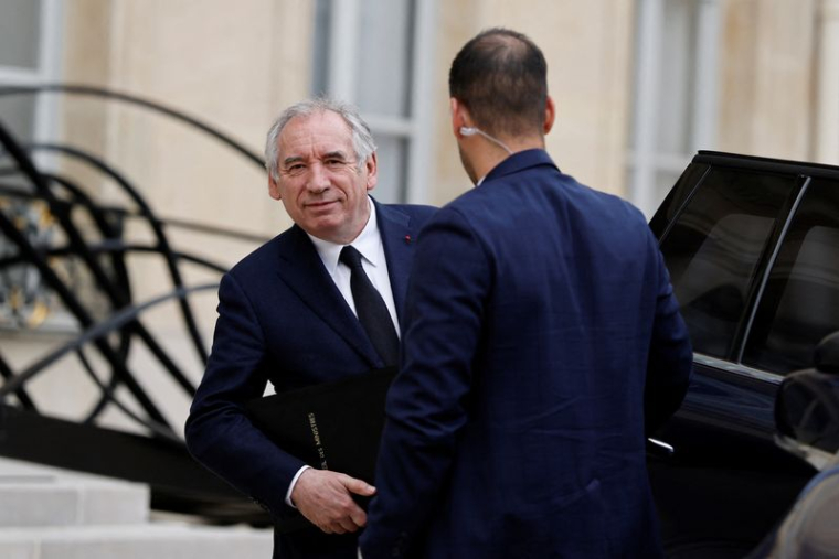 François Bayrou quitte le palais de l'Élysée